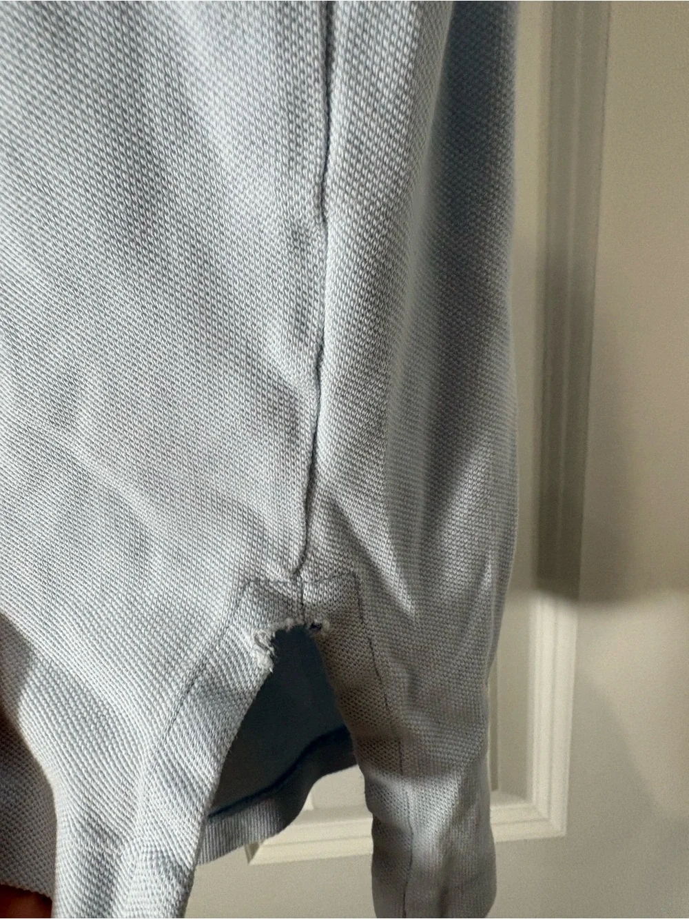 Ralph Lauren Pale Blue Men's Polo with Pink Pony